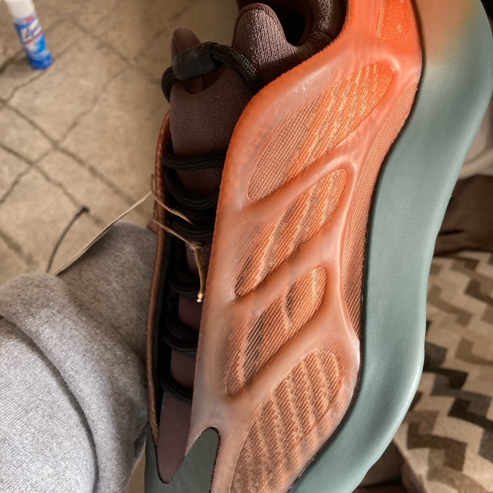 Yezy 700 sneakers copper color